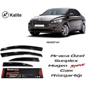 Sunplex Peugeot 301 Mugen Tip Cam Rüzgarlığı