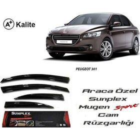 Sunplex Peugeot 301 Sport Style Cam Rüzgarlığı