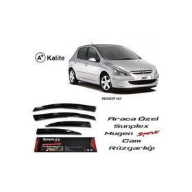 Sunplex Peugeot 307 Mugen Tip Cam Rüzgarlığı