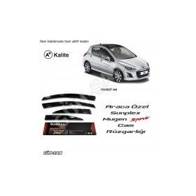 Sunplex Peugeot 308 Mügen Tip 4lü Cam Rüzgarlığı