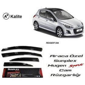 Sunplex Peugeot 308 Mugen Tip Cam Rüzgarlığı