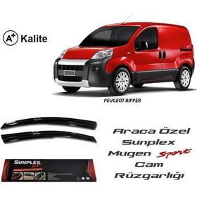 Sunplex Peugeot Bipper Mugen Tip 2li Cam Rüzgarlığı