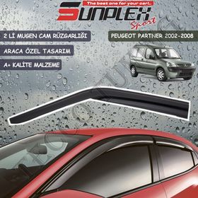 Sunplex Peugeot Partner 2002-2008 Mugen 2 Li Set Cam Rüzgarlığı