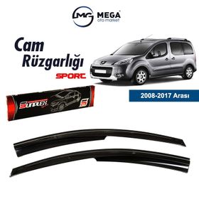 Sunplex Peugeot Partner 2008-2017 Mugen Cam Rüzgarlığı