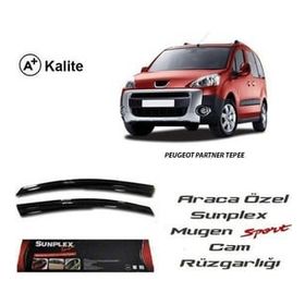 Sunplex Peugeot Partner Tepe 2008 Mugen Tip Cam Rüzgarlığı