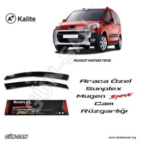Sunplex Peugeot Partner Tepee Mugen Tip 2li Cam Rüzgarlığı