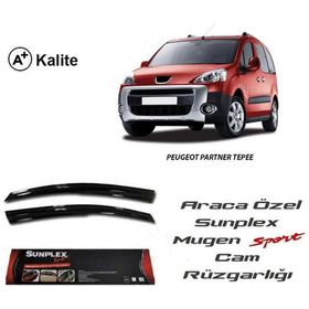 Sunplex Peugeot Partner Tepee Mugen Tip 2li Cam Rüzgarlığı