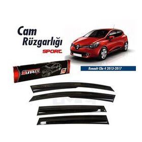 Sunplex Renault Clio 4 2013-2018 Mugen Tip Cam Rüzgarlığı
