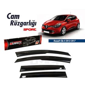 Sunplex Renault Clio 4 2013-2018 Mugen Tip Cam Rüzgarlığı