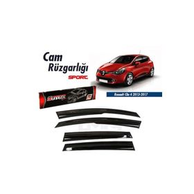 Sunplex Renault Clio 4 2013-2018 Mugen Tip Cam Rüzgarlığı