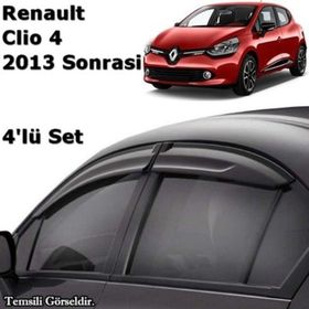 Sunplex Renault Clio 4 2013 Spor 4 Parça Cam Rüzgarlığı