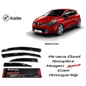 Sunplex Renault Clio 4 Mugen Tip Cam Rüzgarlığı