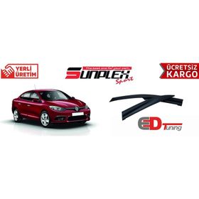 Sunplex Renault Fluence 4 Parça 2009-2016 Cam Rüzgarlığı