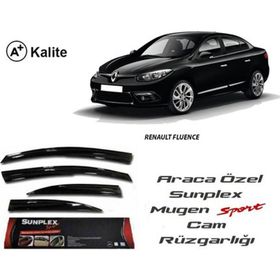 Sunplex Renault Fluence Mugen Tip Cam Rüzgarlığı