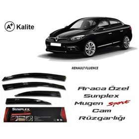 Sunplex Renault Fluence Mugen Tip Cam Rüzgarlığı