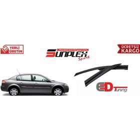 Sunplex Renault Megane 2 4 Parça 2003-2008 Cam Rüzgarlığı