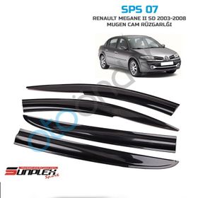 Sunplex Renault Megane 2 Mugen Cam Rüzgarlığı