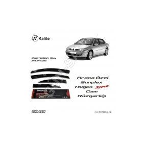 Sunplex Renault Megane 2 Mugen Tip 4lü Cam Rüzgarlığı