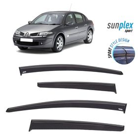 Sunplex Renault Megane 2 Mugen Tip 4lü Cam Rüzgarlığı