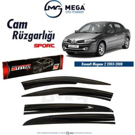 Sunplex Renault Megane 2 Sedan 2003-2008 Mugen Tip Cam Rüzgarlığı