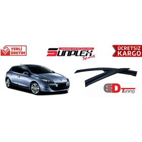 Sunplex Renault Megane 3 4 Parça 2009-2016 Cam Rüzgarlığı