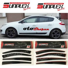 Sunplex Renault Megane 3 4 Parça 2009-2016 Cam Rüzgarlığı