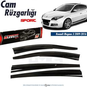 Sunplex Renault Megane 3 Mugen Tip Cam Rüzgarlığı