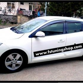 Sunplex Renault Megane 3 Mugen Tip Cam Rüzgarlığı