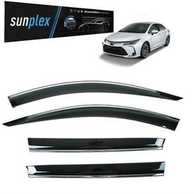 Sunplex Toyota Corolla 2019-2024 Uyumlu Kromlu Cam Rüzgarlığı