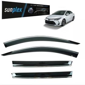 Sunplex Toyota Corolla 2019-2024 Uyumlu Kromlu Cam Rüzgarlığı