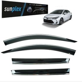 Sunplex Toyota Corolla 2019-2024 Uyumlu Kromlu Cam Rüzgarlığı