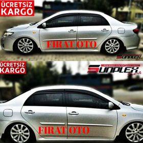 Sunplex Toyota Corolla 4 Parça 2007-2012 Cam Rüzgarlığı