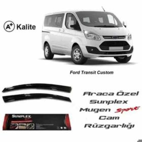 Sunplex Transit Custom 2014 Sonrası 2 Parça Mugen Cam Rüzgarlığı