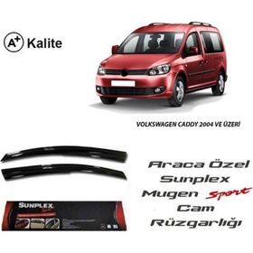 Sunplex Volkswagen Caddy Mugen Tip Cam Rüzgarlığı