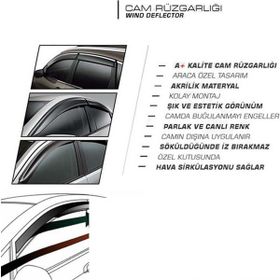 Sunplex Volkswagen Crafter Mugen Tip 2 li Cam Rüzgarlığı