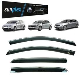 Sunplex Volkswagen Golf 5-6-7 2003-2022 Uyumlu Kromlu Cam Rüzgarlığı