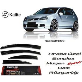 Sunplex Volkswagen Golf 5 Mugen Tip Cam Rüzgarlığı
