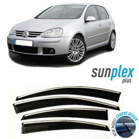Sunplex Volkswagen Golf 5 Plus Kromlu Cam Rüzgarlığı
