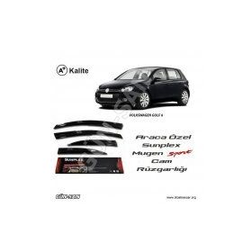 Sunplex Volkswagen Golf 6 Mugen Tip 4lü Cam Rüzgarlığı