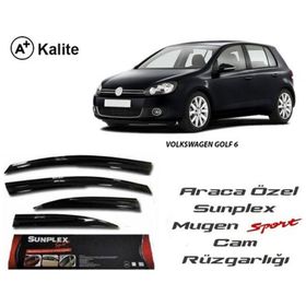 Sunplex Volkswagen Golf 6 Mugen Tip Cam Rüzgarlığı