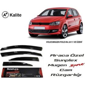 Sunplex Volkswagen Polo 6r 2010 Mugen Tip Cam Rüzgarlığı