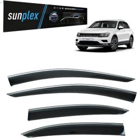 Sunplex Volkswagen Tiguan 2016-2021 Uyumlu Kromlu Cam Rüzgarlığı