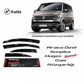 Sunplex Volkswagen Transporter T5-T6-T7 Mugen Tip Cam Rüzgarlığı