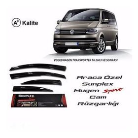 Sunplex Volkswagen Transporter T5-T6-T7 Mugen Tip Cam Rüzgarlığı