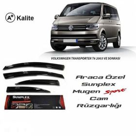 Sunplex Volkswagen Transporter T5-T6-T7 Mugen Tip Cam Rüzgarlığı