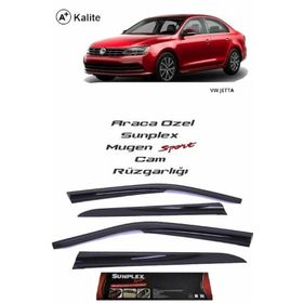 Sunplex VW Jetta 2010-2017 Mugen Cam Rüzgarlığı