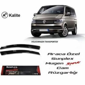 Sunplex VW Transporter T5 2 Parça Mugen Cam Rüzgarlığı