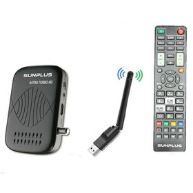 Sunplus HD2023 Astra Turbo Çanaklı-Çanaksız Wi-Fi Dahil Full Hd Sınırsız Sinema Paketli Uydu Alıcısı