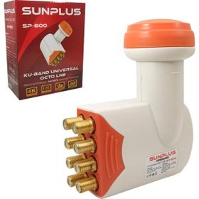 Sunplus SP-800 Gold 0.1DB 3D 4K Sekizli LNB