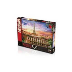 Sunset In Eiffel 500 Parça Puzzle